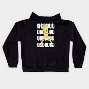 Cristiano Ronaldo siuuu Kids Hoodie